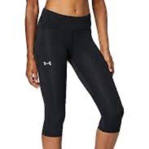 Under Armour HeatGear No-Slip Waistband Mid-Rise Capris